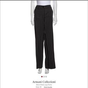 Armani Wide Leg Pants